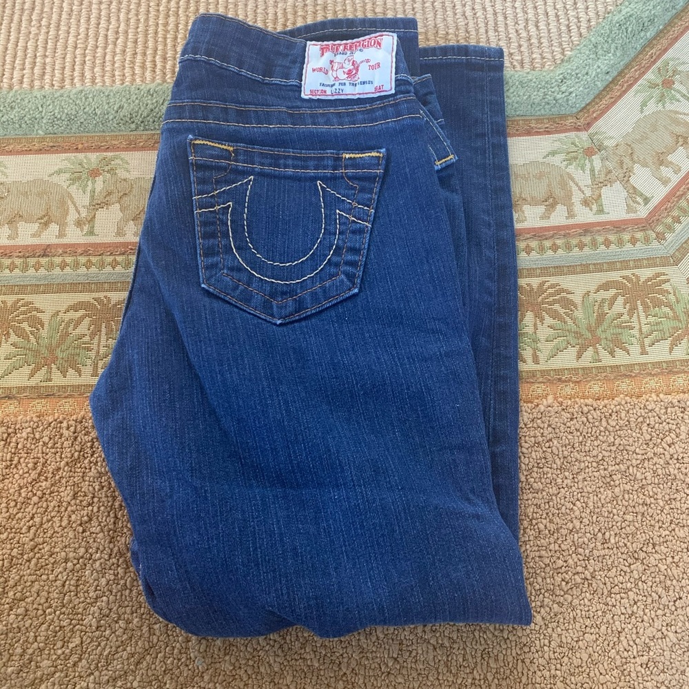True Religion straight Jeans Size 28 . Pre-Own